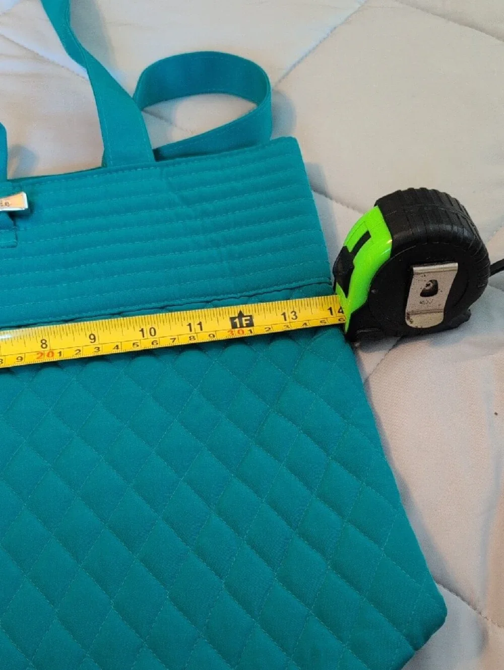 Quilted Vera Bradley Teal Tote Bag - Women